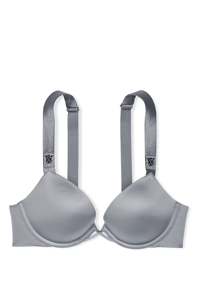БЮСТГАЛЬТЕР ЗІ СТРАЗАМИ БЕЗ ПУШ-АП GREY VS OMBRE Victoria`s Secret