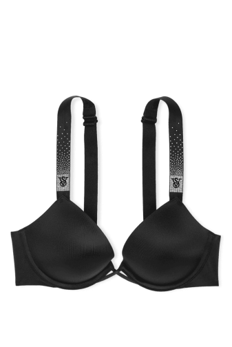 БЮСТГАЛЬТЕР СО СТРАЗАМИ ПУШ-АП BLACK VS OMBRE Victoria`s Secret
