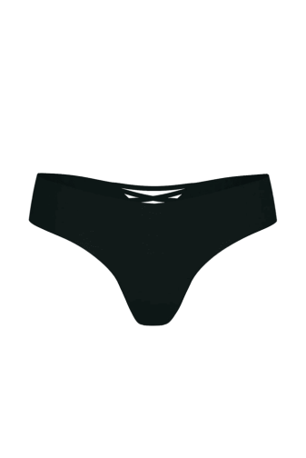 Трусики БЕСПЛАТНЫЕ СТРИНГИ BLACK CROSS Victoria`s Secret