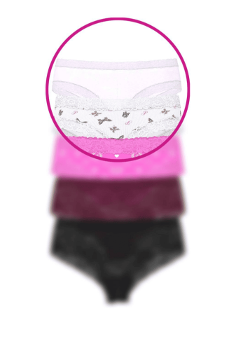 ТРУСКИ СЕТЕВЫЕ БРАЗИЛИАНЫ LILAC LACE PINK Victoria`s Secret