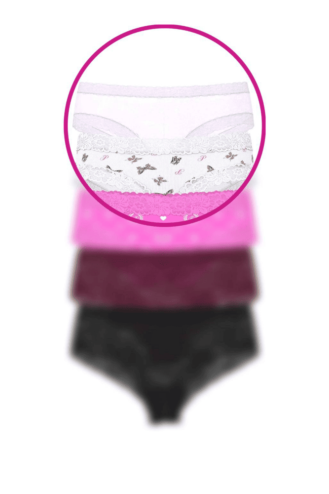 Трусики МЕРЕЖИВНІ БРАЗИЛІАНИ LILAC LACE PINK Victoria`s Secret