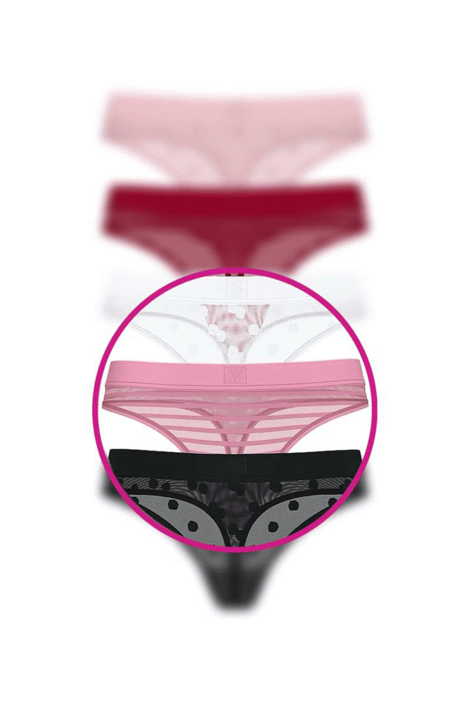 Трусики З РЕЗИНКОЮ СТРІНГИ PINK MESH Victoria`s Secret