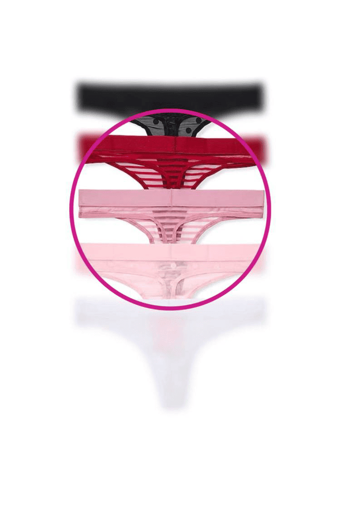 Трусики З РЕЗИНКОЮ СТРІНГИ PINK MESH Victoria`s Secret