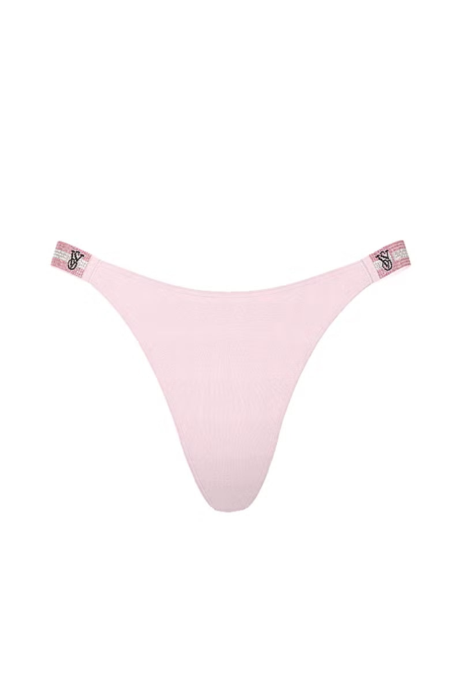 Трусики ЗІ СТРАЗАМИ СТРІНГИ PINK STRIPE Victoria`s Secret