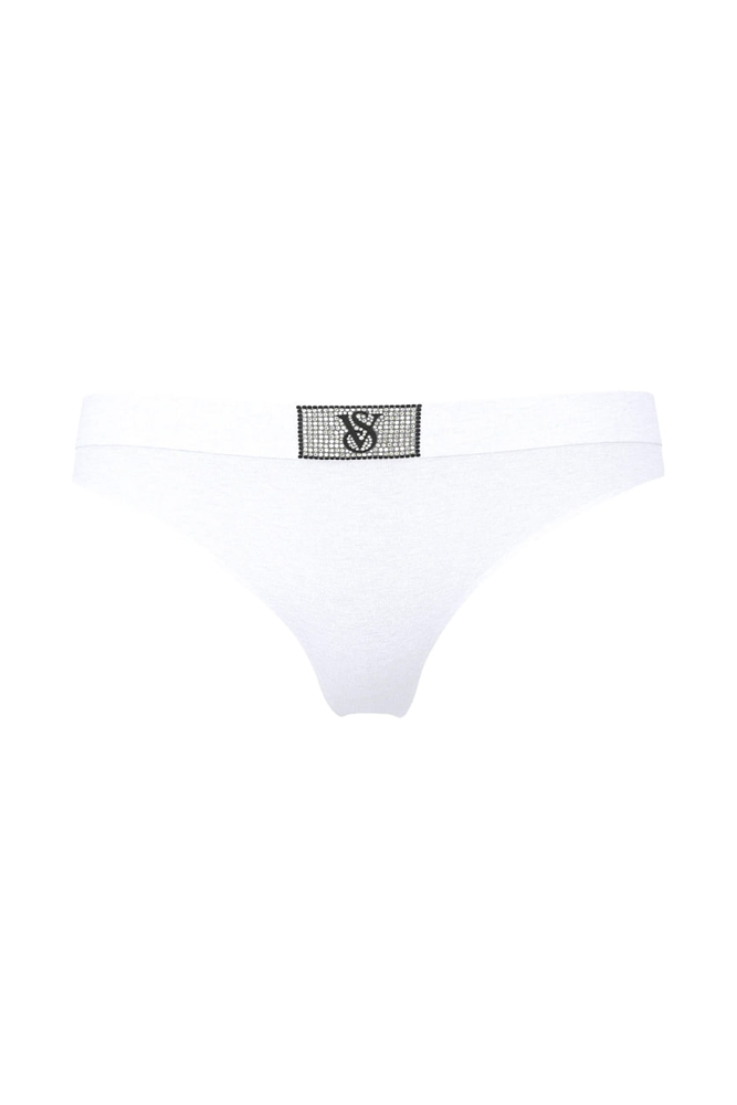 Трусики З РЕЗИНКОЮ СТРІНГИ WHITE EMBL Victoria`s Secret