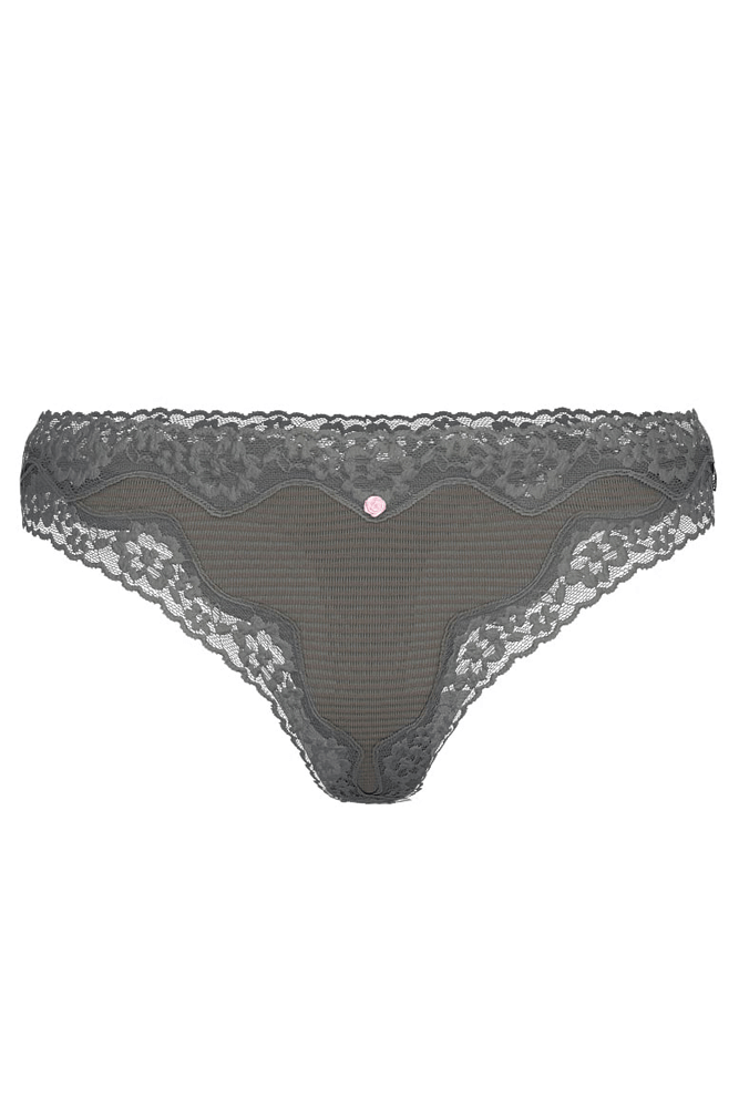 Трусики МЕРЕЖИВНІ СТРІНГИ GREY MODAL ROSE Victoria`s Secret