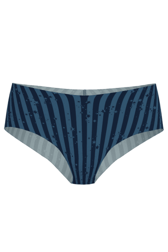 Трусики БЕСПОЛНЫЕ СТРИНГИ NAVY STRIPE STARS Victoria`s Secret