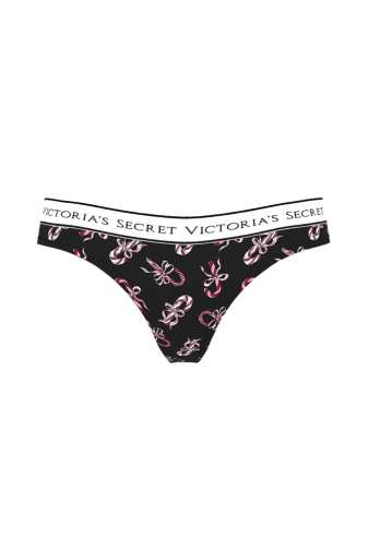 Трусики З РЕЗИНКОЮ СТРІНГИ BLACK CANDY CANE Victoria`s Secret
