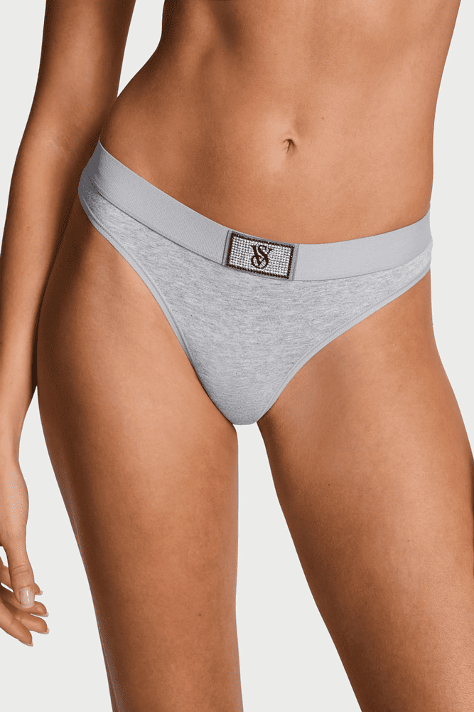 Трусики С РЕЗИНКОМ СТРИНГИ GREY EMBL Victoria`s Secret