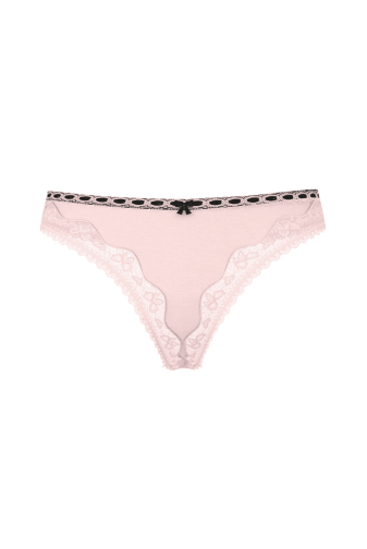 Трусики БАВОВНЯНІ СТРІНГИ PUREST PINK COLLAR Victoria`s Secret