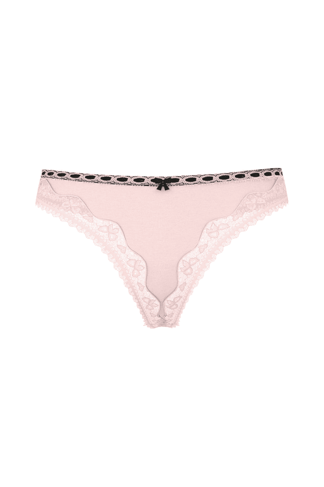 Трусики БАВОВНЯНІ СТРІНГИ PUREST PINK COLLAR Victoria`s Secret