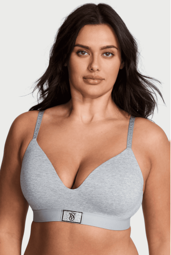БЮСТГАЛЬТЕР БЕЗ КІСТОЧОК GREY EMBL Victoria`s Secret