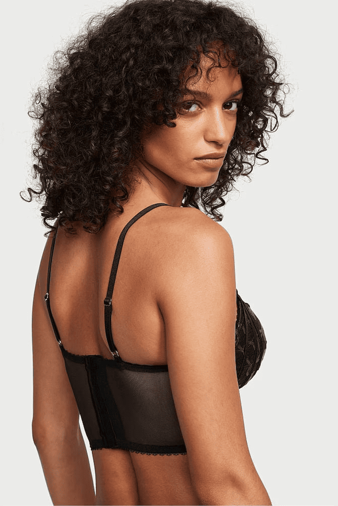 КОРСЕТ ПУШ-АП BLACK EMBR HEARTS Victoria`s Secret КОРСЕТ ПУШ-АП BLACK EMBR HEARTS Victoria`s Secret