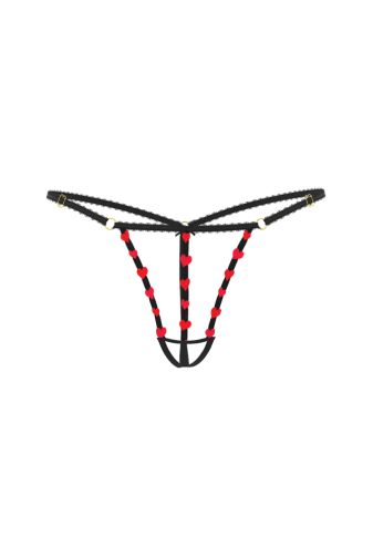 Трусики VERY SEXY СТРІНГИ RED HEARTS OUVERT Victoria`s Secret