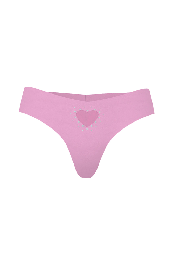 Трусики БЕЗШОВНІ СТРІНГИ LILAC HEART EMBL Victoria`s Secret Трусики БЕЗШОВНІ СТРІНГИ LILAC HEART EMBL Victoria`s Secret