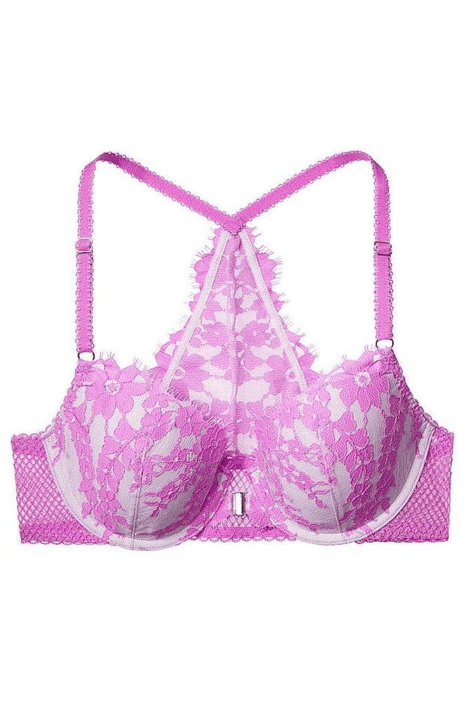 БЮСТГАЛЬТЕР БЕЗ ПУШ-АП ANGELS VIOLET FLORAL LACE Victoria`s Secret