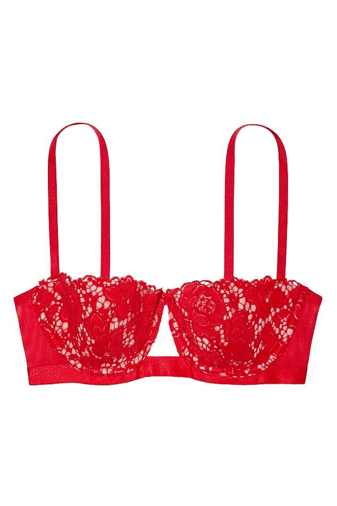 БЮСТГАЛЬТЕР БЕЗ ПУШ-АП RED EMBR BALC Victoria`s Secret