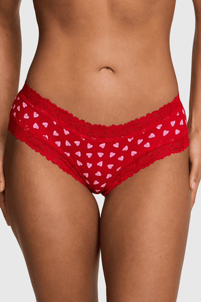 Трусики БАВОВНЯНІ БРАЗИЛІАНИ РУБЧИК RED PINK HEARTS Victoria`s Secret Трусики БАВОВНЯНІ БРАЗИЛІАНИ РУБЧИК RED PINK HEARTS Victoria`s Secret