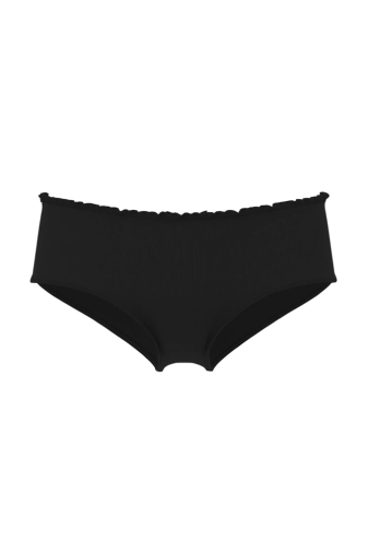 Трусики БАВОВНЯНІ БРАЗИЛІАНИ РУБЧИК BLACK BOW BACK Victoria`s Secret