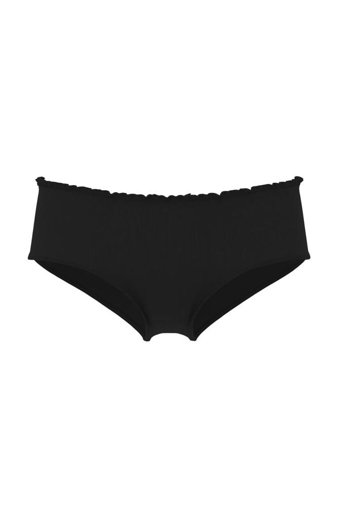 Трусики БАВОВНЯНІ БРАЗИЛІАНИ РУБЧИК BLACK BOW BACK Victoria`s Secret