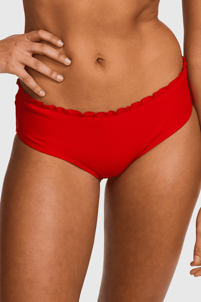 Трусики БАВОВНЯНІ БРАЗИЛІАНИ РУБЧИК RED BOW BACK Victoria`s Secret Трусики БАВОВНЯНІ БРАЗИЛІАНИ РУБЧИК RED BOW BACK Victoria`s Secret