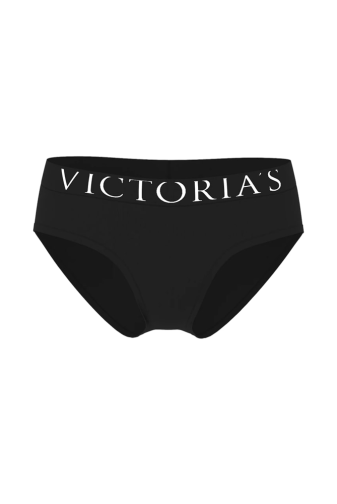 Трусики З РЕЗИНКОЮ БРАЗИЛІАНИ BLACK VS LOGO Victoria`s Secret