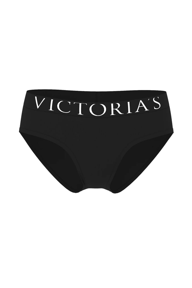 Трусики З РЕЗИНКОЮ БРАЗИЛІАНИ BLACK VS LOGO Victoria`s Secret