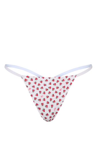 Трусики БЕЗШОВНІ СТРІНГИ WHITE WATERMELON V-TH Victoria`s Secret