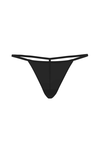 Трусики БЕЗШОВНІ СТРІНГИ BLACK V-TH Victoria`s Secret
