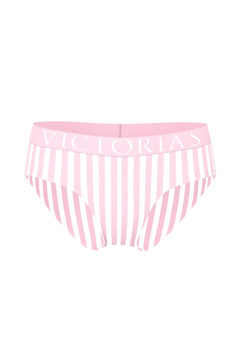 Трусики З РЕЗИНКОЮ БРАЗИЛІАНИ PINK STRIPE VS LOGO Victoria`s Secret
