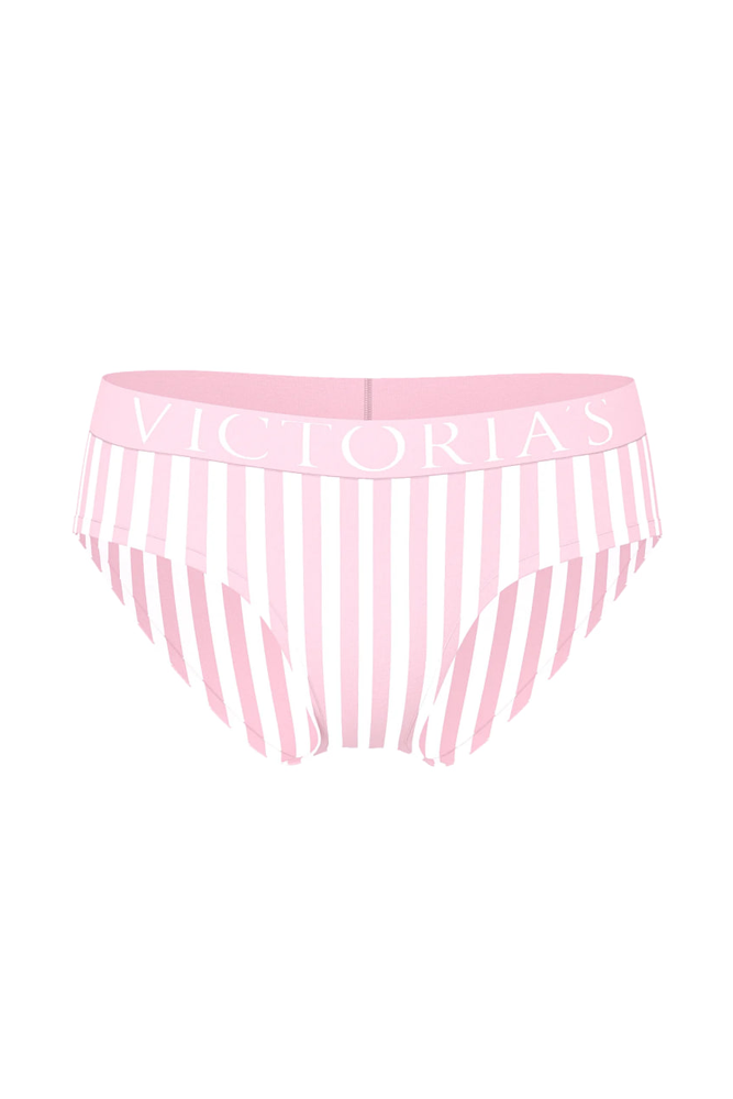 Трусики З РЕЗИНКОЮ БРАЗИЛІАНИ PINK STRIPE VS LOGO Victoria`s Secret
