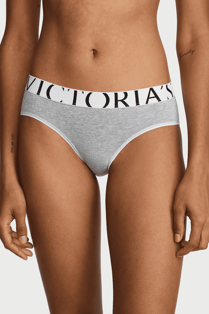 Трусики З РЕЗИНКОЮ БРАЗИЛІАНИ GREY VS LOGO Victoria`s Secret