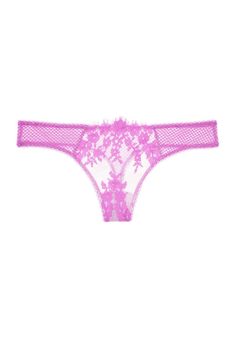 Трусики МЕРЕЖИВНІ ЛЮКС СТРІНГИ VIOLET FLORAL LACE Victoria`s Secret