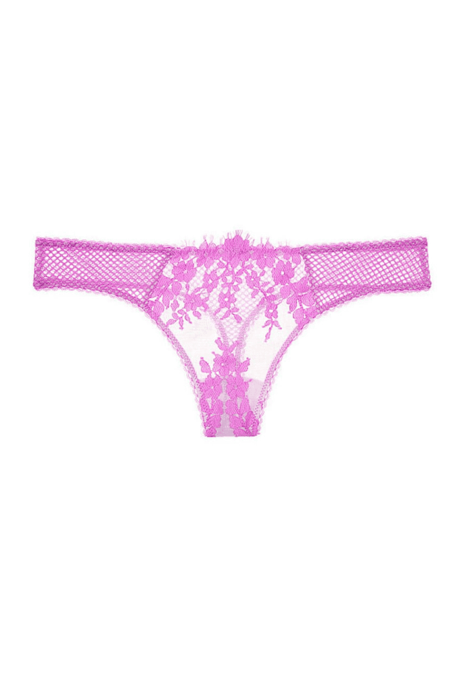 Трусики МЕРЕЖИВНІ ЛЮКС СТРІНГИ VIOLET FLORAL LACE Victoria`s Secret