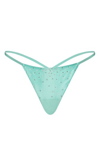 Трусики V-THONG MINT EMBL Victoria`s Secret