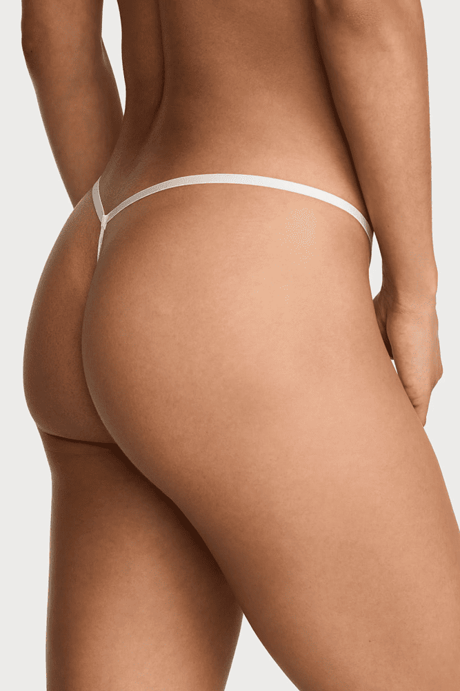 Трусики V-THONG WHITE EMBL Victoria`s Secret Трусики V-THONG WHITE EMBL Victoria`s Secret