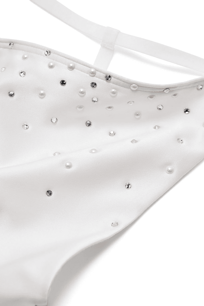 Трусики V-THONG WHITE EMBL Victoria`s Secret Трусики V-THONG WHITE EMBL Victoria`s Secret