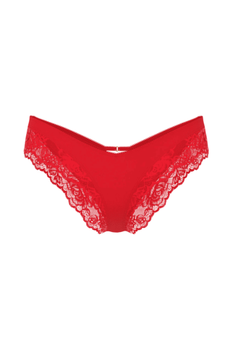 Трусики МЕРЕЖИВНІ ЛЮКС БРАЗИЛІАНИ LIPSTICK LACE Victoria`s Secret