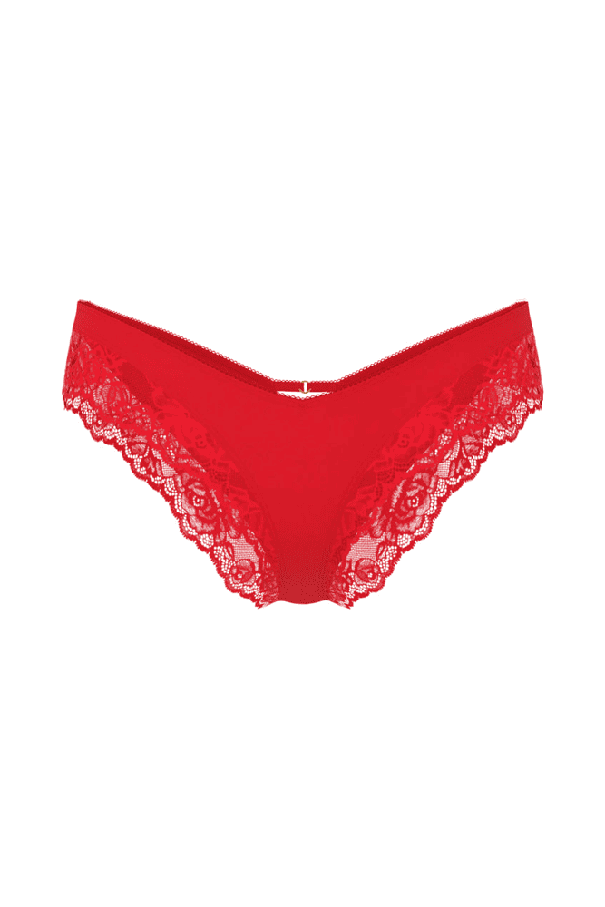 Трусики МЕРЕЖИВНІ ЛЮКС БРАЗИЛІАНИ LIPSTICK LACE Victoria`s Secret