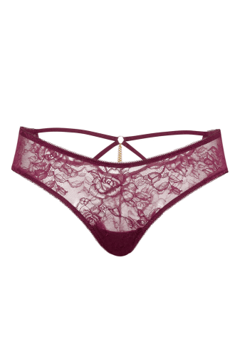 Трусики МЕРЕЖИВНІ ЛЮКС БРАЗИЛІАНИ KIR LACE EMBL Victoria`s Secret