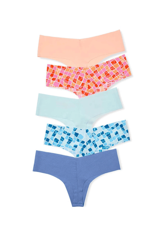 Трусики БЕЗШОВНІ СТРІНГИ MULTI PLAID 5 PANTY SET Victoria`s Secret Трусики БЕЗШОВНІ СТРІНГИ MULTI PLAID 5 PANTY SET Victoria`s Secret