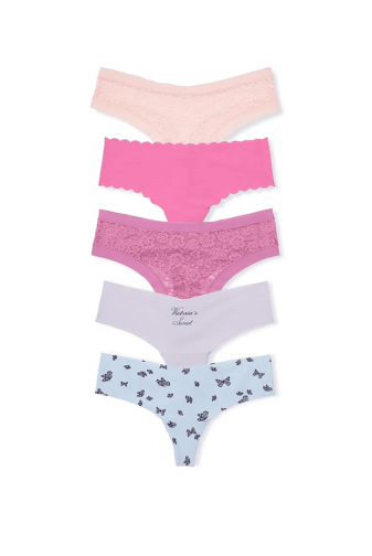 Трусики БЕЗШОВНІ СТРІНГИ SPRING 5 PANTY SET Victoria`s Secret