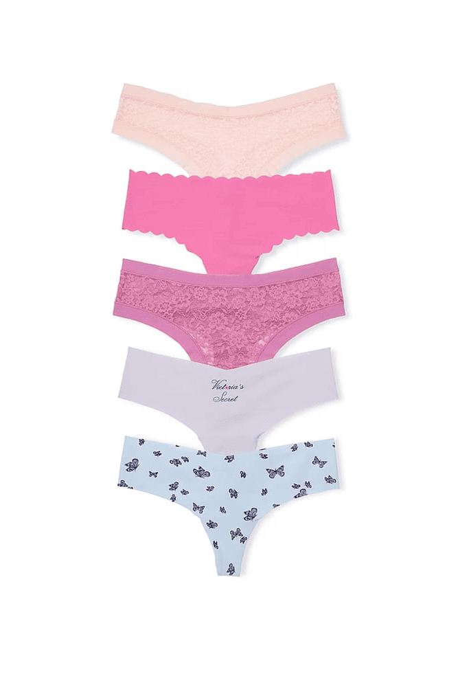 Трусики БЕЗШОВНІ СТРІНГИ SPRING 5 PANTY SET Victoria`s Secret