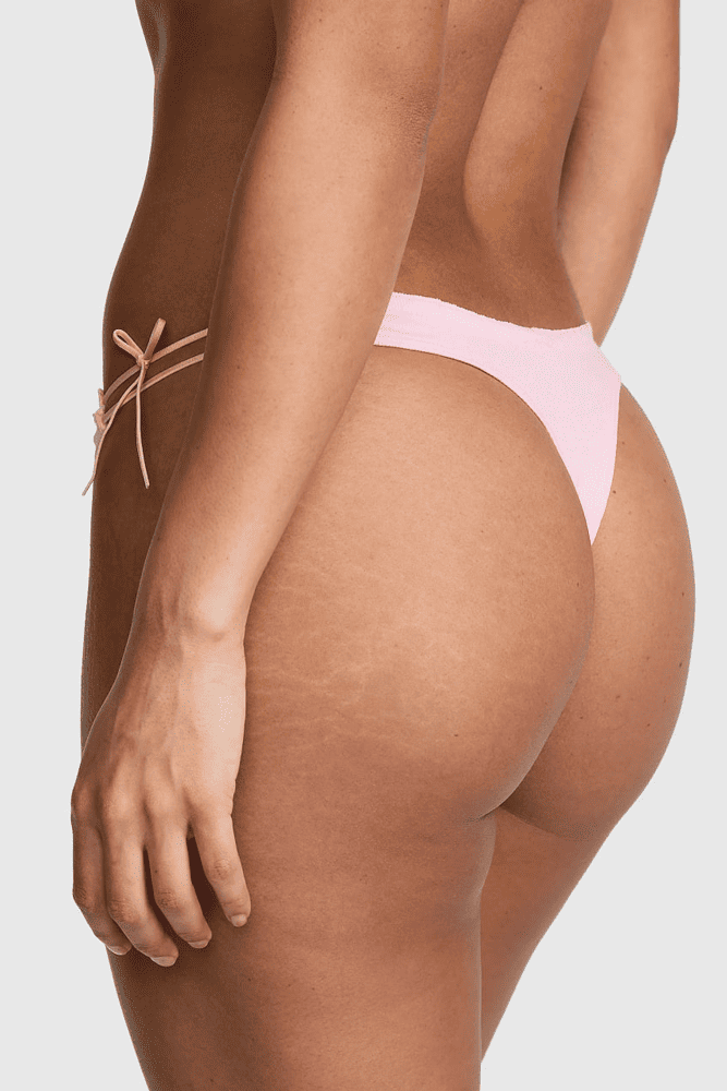Трусики БАВОВНЯНІ СТРІНГИ РУБЧИК PUREST PINK BOW BACK Victoria`s Secret Трусики БАВОВНЯНІ СТРІНГИ РУБЧИК PUREST PINK BOW BACK Victoria`s Secret