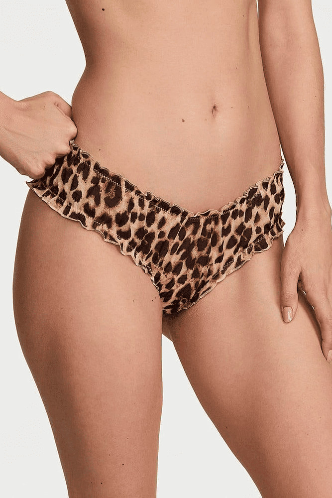Трусики МЕРЕЖИВНІ ЛЮКС БРАЗИЛІАНИ LEO RUFFLE Victoria`s Secret