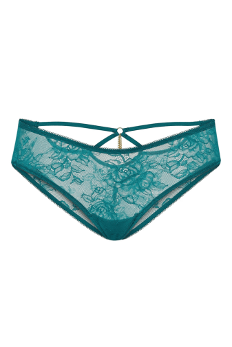 Трусики МЕРЕЖИВНІ ЛЮКС БРАЗИЛІАНИ TURQUISE LACE EMBL Victoria`s Secret