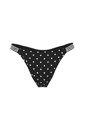 Трусики ЗІ СТРАЗАМИ БРАЗИЛІАНИ BLACK DOTS Victoria`s Secret