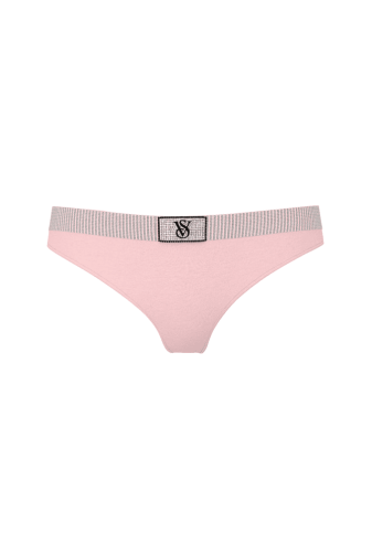 Трусики БАВОВНЯНІ СТРІНГИ PINK EMBL LUXE Victoria`s Secret