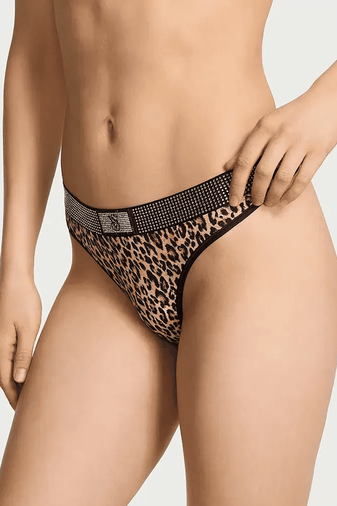 Трусики БАВОВНЯНІ СТРІНГИ LEO EMBL LUXE Victoria`s Secret