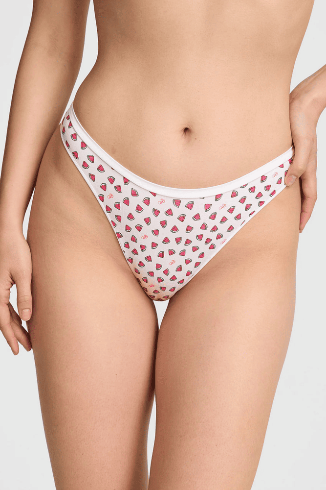 Трусики PINK СТРІНГИ WHITE WATERMELON SEAMLESS Victoria`s Secret